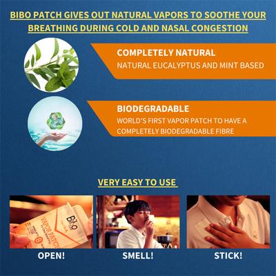 Bibo Clear Vapour Patch 5's - Speciality Medicines