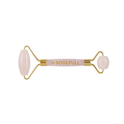 Be Soulfull Face Massage Roller - Natural Rose Quartz 155 gm - Massagers