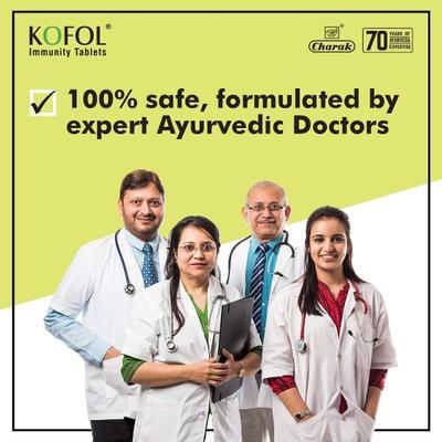 Charak Kofol Immunity Tablet 60's - Sore Throat Lozenges