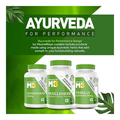 MuscleBlaze Muscleherb Tablet 30's - Herbal Dietary Supplement