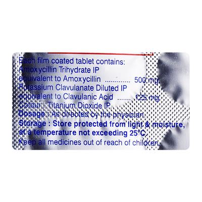 CLAMOX 625 Tablet 10's - Bacterial Infections-Pen