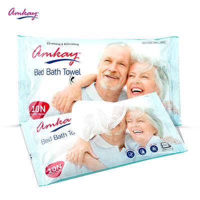 Amkay Bed Bath Towel 10's - Tissues & Wipes
