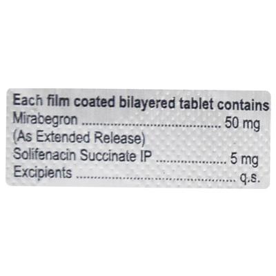 MIRASMART S 50 Tablet 10's - Bladder And Prostate Disorders-Dru