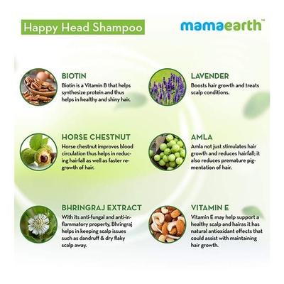 Mamaearth Happy Heads Shampoo 200 ml - Shampoos