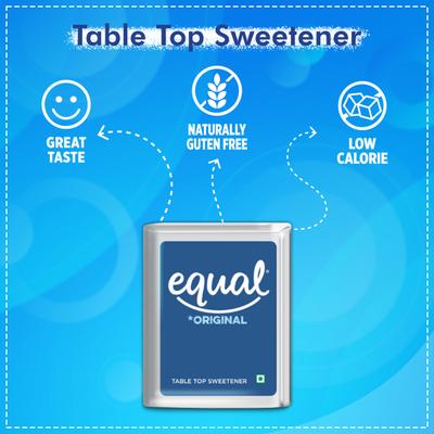Equal Original Sweetener Tablet (Pack of 4 x 100's) (Free 10's Tablet Each) 1's - Sweeteners