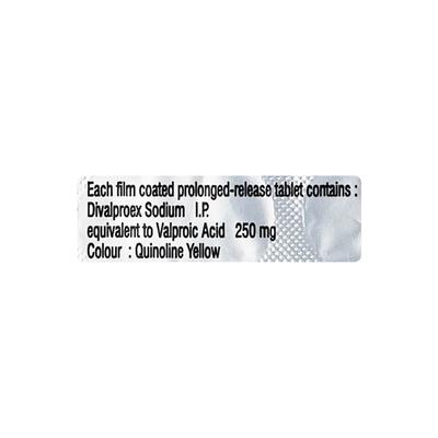 Divacid ER 250mg Tablet 10'S - Epilepsy/Convulsion-Ant