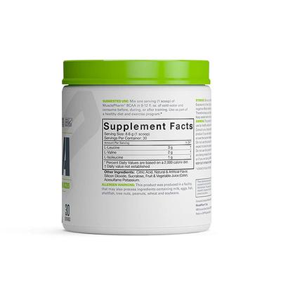 MusclePharm BCAA Essentials Powder (30 Servings) - Fruit Punch 258 gm - General Health