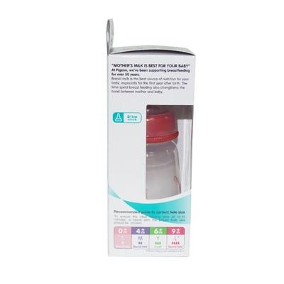 Pigeon Peristaltic Nursing Bottle Kpp Nipple (S) - Red 120 ml - Feeding & Nursing