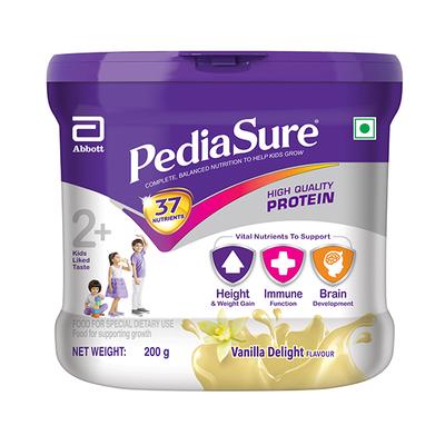 Pediasure Vanilla Delight Powder - Jar 200 gm - Kids Nutrition