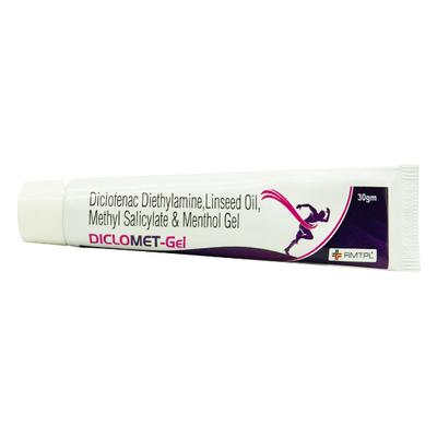 DICLOMET Gel 30gm - Pain relief-Nsa