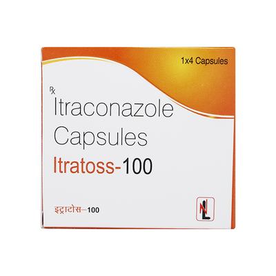 ITRATOSS 100 Capsule 4's - Fungal Infections-Anf