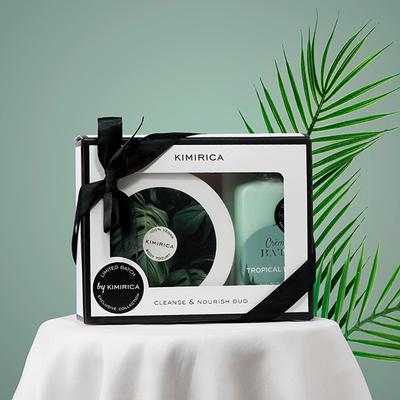 Kimirica Tropical Cleanse and Nourish Duo 100ml and 200ml 1's - Bath Kits & Sets