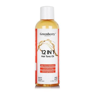 Greenberry Organics 12 in 1 Hair Tonic Oil 100 ml - Hair Oils