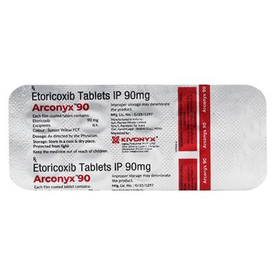 ARCONYX 90 Tablet 10's - Pain relief-Nsa