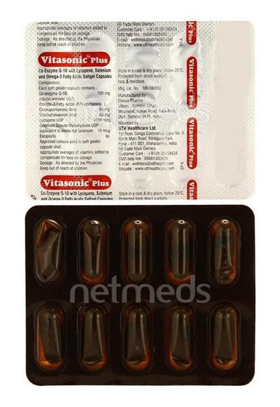 Vitasonic Plus Capsule 10'S - Supplements-Vam