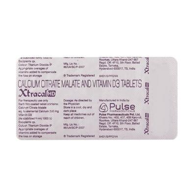 Xtracal CT Tablet 10'S - Bone Metabolism-Age