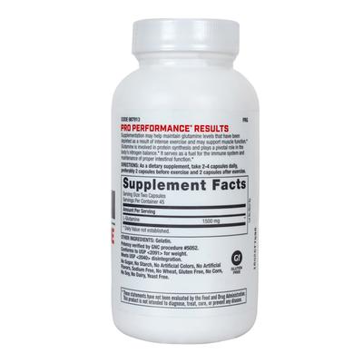 GNC Pro Performance L-Glutamine 1500 mg Capsule 90's - Amino Acids