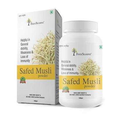 Four Seasons Safed Musli Powder 100 gm - Sexual Healthcare