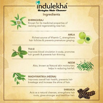 Indulekha Bringha Hair Cleanser 200 ml - Shampoos