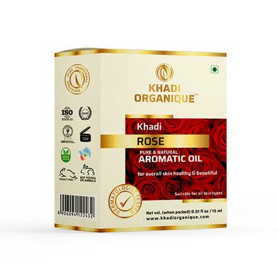 Khadi Organique Khadi Aromatic Oil - Rose 15 ml - Personal Care (Ayush)