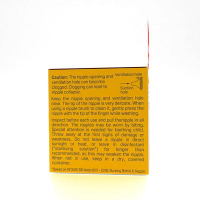 Pigeon Flexible Slim Neck 4+ Months Round Hole Nipple (M) 1's - Feeding & Nursing