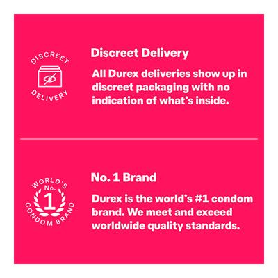 Durex Condoms - Extra Thin 10's - Plain/Flavoured Condoms