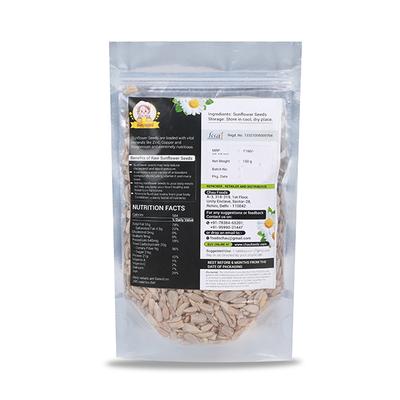 Chau Foods Raw Sunflower Seeds 150 gm - Nutritional Bars