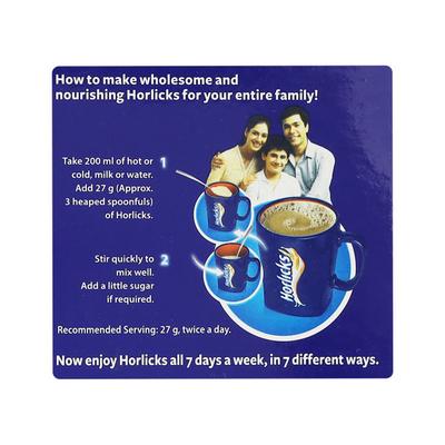 Horlicks Health Drink Powder Classic Malt 200 gm (Refill Pack) - Kids Nutrition