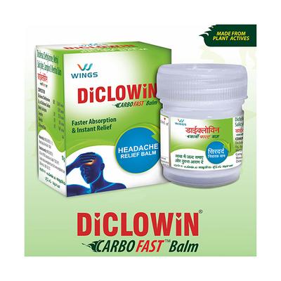 Diclowin Carbofast Balm 10gm - Pain relief-Nsa