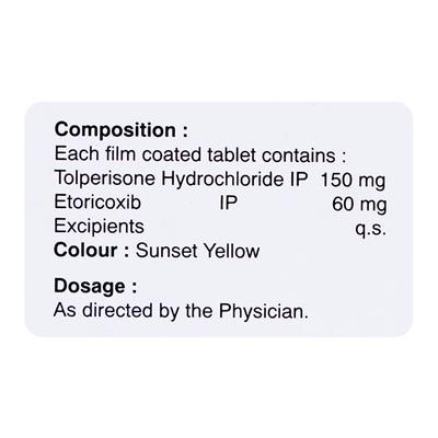 ETOTOL 150mg Tablet 10's - Muscle Cramps/Spasticity-Mus