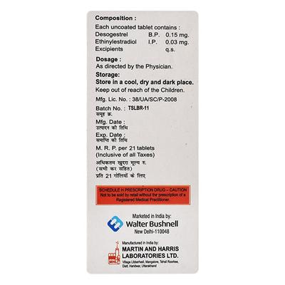 SMARTILON 30 Tablet 21's - Contraception-Ora