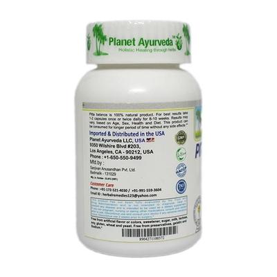 Planet Ayurveda Pitta Balance Capsules 60's - Speciality Medicines