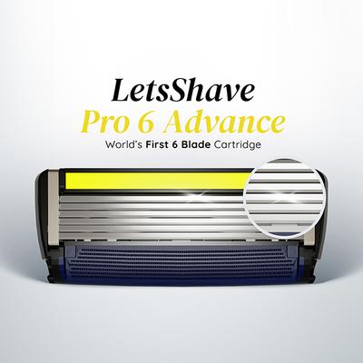 LetsShave Pro 6 Advanced Razor Blades - Men 4's - Razors & Cartridges