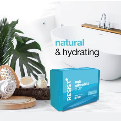 RESIST+ Antimicrobial Soap - Fresh Aqua (Pack of 2 X 100 gm) - Soaps