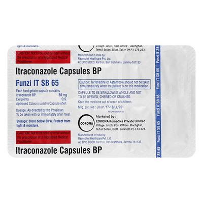 FUNZI IT SB 65 Capsule 10's - Fungal Infections-Anf