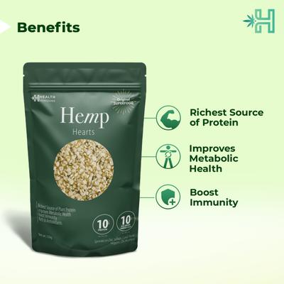 Health Horizons Hemp Hearts Superfood 150 gm - Nutritional Bars