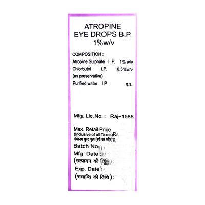 ATROPINE Eye Drops 10ml - Mydriasis