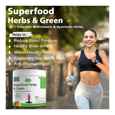 SheNeed Superfood Herbs & Green Powder 300 gm - Multi-Vitamins