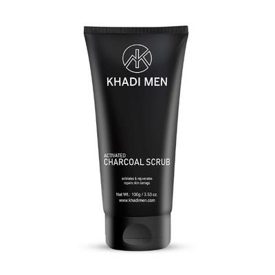 Khadi Men Activated Charcoal Scrub 100 gm - Personal Care (Ayush)