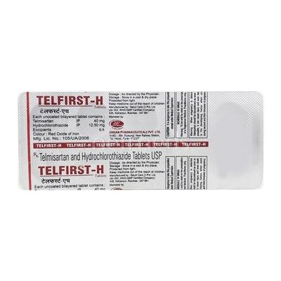 Telfirst H Tablet 10'S - Hypertension-Ang