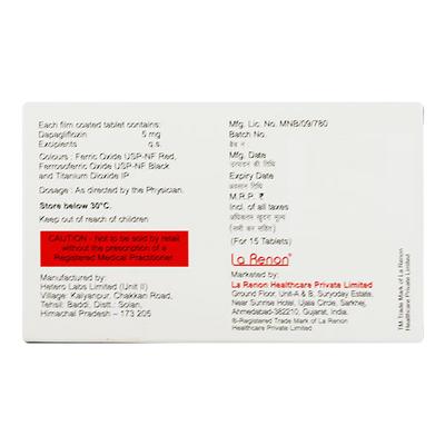 DAPACONIC 5 Tablet 15's - Diabetes-Ant