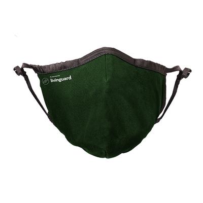 Livinguard Face Mask Street Without Valve (M) - Green (Pack of 1) - Face Mask