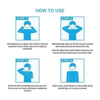 Dettol Cambridge Basic N95 Mask - Anti Virus, Reusable & Washable (Black, S) - Face Mask