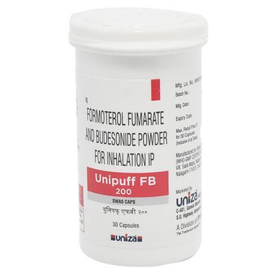 UNIPUFF FB 200 Capsule 30's - Asthma/COPD-Ast
