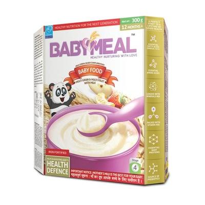Babymeal (12+ Months) Multi Grain Multi Fruit with Milk Powder 300 gm - Baby And Infant Supplements