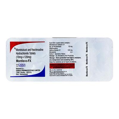 Montlevo FX 10/120mg Tablet 10'S - Allergies-Ant