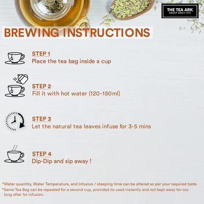 The Tea Ark Organic Tea Bags- Peppermint 25's - Herbal/Green Teas