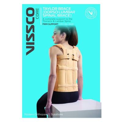 Vissco Core Taylor Brace (Dorso Lumbar Spinal Brace) - Firm Support (0120) (XL) - Back/Abdomen Supports