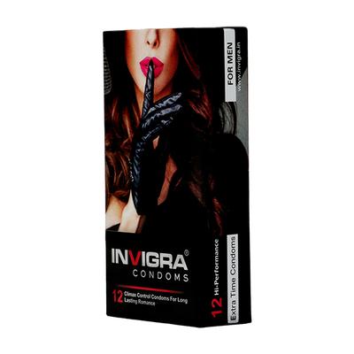 Invigra Hi-Performance Condom 12's - Plain/Flavoured Condoms