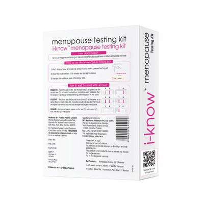 I Know Menopause Testing Kit 3's - Intimate Care